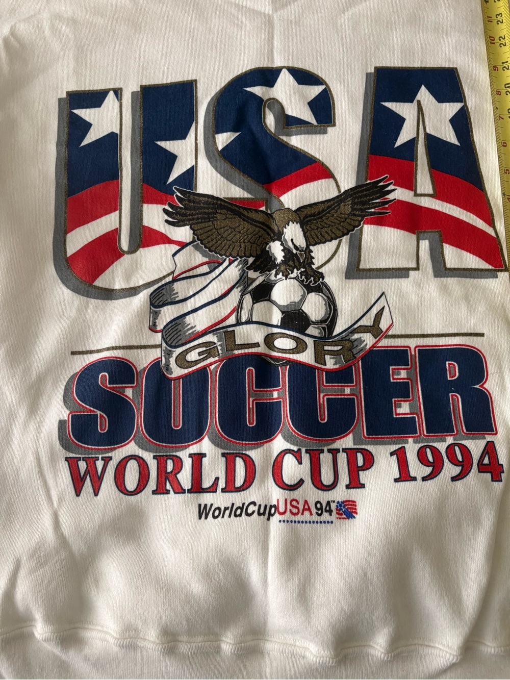 Vintage FIFA World Cup USA crewneck sweater deadstock with OG tags